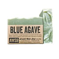 blue agave handmade organic bar soap with lime, boxed