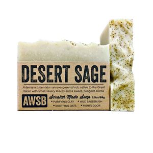 desert sage handmade organic bar soap, boxed