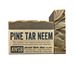 pine tar neem oil organic handmade bar soap, boxed