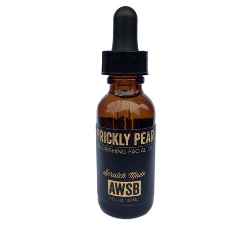 organic prickly pear nourishing facial oil with prickly pear seed oil,  jojoba oil, and sunflower oil