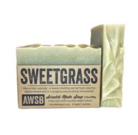 sweetgrass natural bar soap with bentonite clay, boxed 